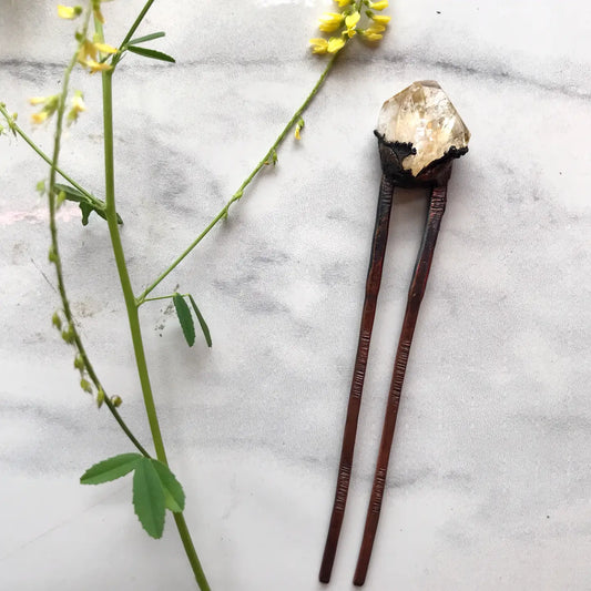 Citrine Hair Pin