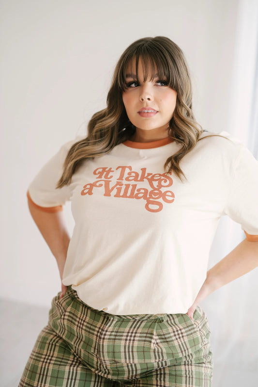 It Takes a Village Organic Cotton Tee