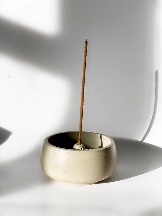 Cena Incense Holder in Oat